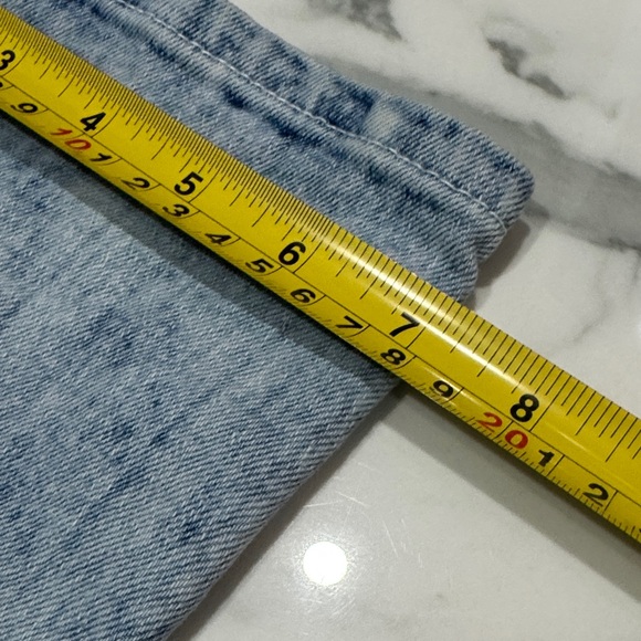 Men's Distressed Light Blue Slim Jeans - Picture 9 of 9